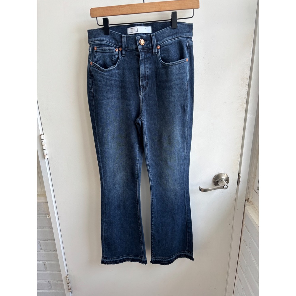 AYR The Superba High Rise Straight Ankle Jeans Size 31 boho layered minimalist - Picture 2 of 10